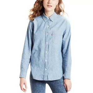 Levi's® Boyfriend Fit Button-Down Chambray Shirt